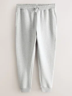 Next Noir/gris chiné - Lot de 2 Joggings Coupe ajustée à dos brossé Hot