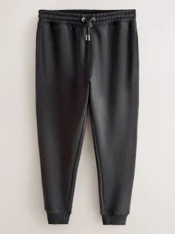 Next Noir/gris chiné - Lot de 2 Joggings Coupe ajustée à dos brossé Hot