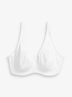 Next Noir/Gris chiné/Blanc - Lot de soutiens-gorge DD en coton Blend Ultimate Comfort 3 Coupe pleine sans rembourrage New