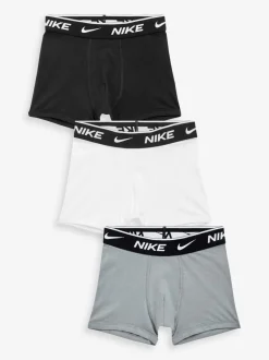 Nike Noir/Gris/Blanc - Lot de 3 boxers garçon
