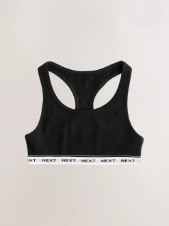 Next Noir/Gris/Blanc - Lot de 3 hauts courts dos de coureur (5-16 ans) Sale