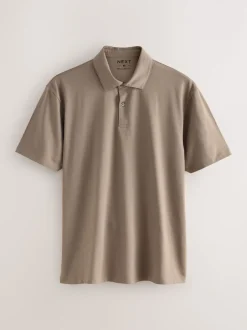 Next - Polo en jersey Manches courtes 3 Pack Noir/Gris/Neutre Hot