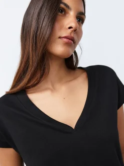 Next Noir/gris/rose - Lot de 7 T-shirts à mancherons Online