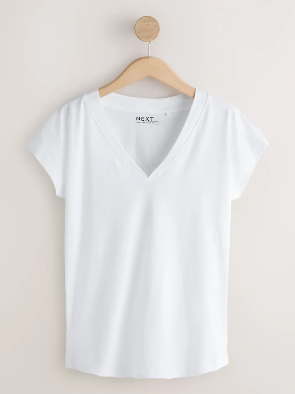 Next Noir/gris/rose - Lot de 7 T-shirts à mancherons Online