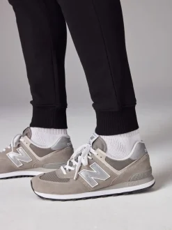 Next Noir/Marine - Lot de 2 Joggings Coupe ajustée à dos brossé Discount