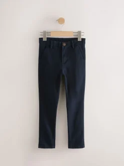 Next Noir/Marine - Lot de 2 pantalons chino skinny extensible (3-17ans) Clearance