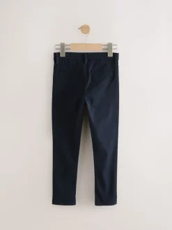 Next Noir/Marine - Lot de 2 pantalons chino skinny extensible (3-17ans) Clearance
