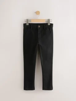 Next Noir/Marine - Lot de 2 pantalons chino skinny extensible (3-17ans) Clearance