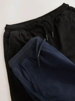 Next Noir/Marine - Lot de pantalons à enfiler côtelé ( 2 ) Lot de (3-16ans) Sale