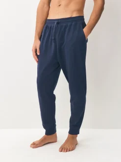 Next Noir/Marine - Ourlets resserrés - Lot de 2 pantalons de jogging ouverts Loopback Soft Touch Hot