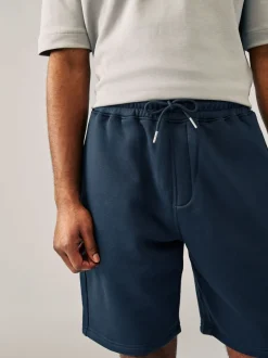 Next Noir/Marine - Short en jersey en tissu doux 2 Lot New