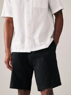 Next Noir/Marine - - Short chino extensible 2 Pack Slim Fit (Slim Fit) Clearance