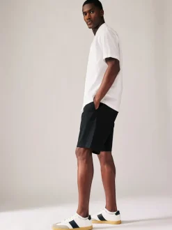 Next Noir/Marine - - Short chino extensible 2 Pack Slim Fit (Slim Fit) Clearance