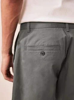 Next Noir/Marine/Charbon - Ajustement droit - Short chino extensible 3 Pack Outlet