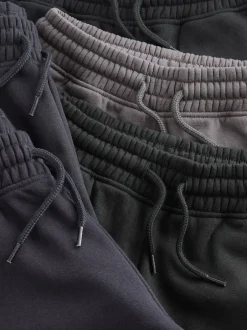 Next Noir/Marine/Gris - Lot de 5 joggings Basic (3-16ans)