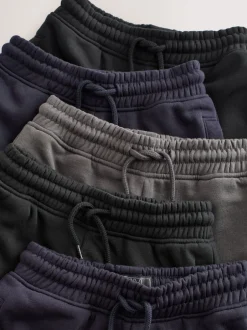 Next Noir/Marine/Gris - Lot de 5 joggings Basic (3-16ans)