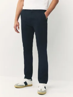 Next Noir/Marine/Pierre/Bleu - Pantalon chino slim extensible 4 Pack New