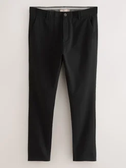 Next Noir/Marine/Pierre/Bleu - Pantalon chino slim extensible 4 Pack New