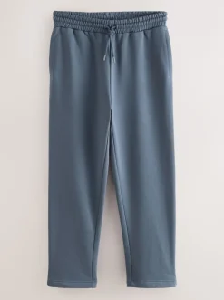 Next Noir/MARRON CHOCOLAT/Bleu acier - Brushback Heavyweight 3 Pack Joggings New