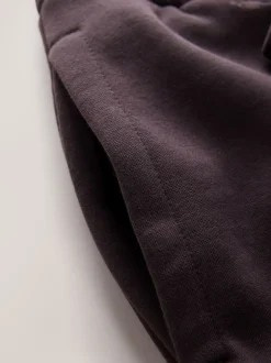 Next Noir/MARRON CHOCOLAT/Bleu acier - Brushback Heavyweight 3 Pack Joggings New