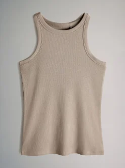 The Set Noir/marron chocolat/marron taupe/stipe/blanc - lot de 5 gilets côtelés de course Best