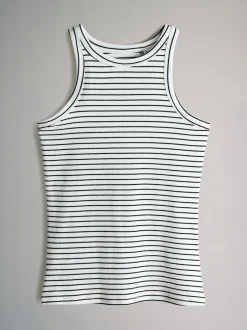 The Set Noir/marron chocolat/marron taupe/stipe/blanc - lot de 5 gilets côtelés de course Best