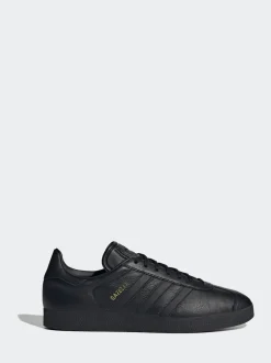 adidas originals - Gazelle Trainers Noir/Noir Discount