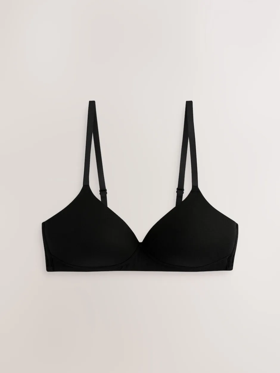 Next Noir/Noir/Blanc/Praline Nude - Lot de 4 soutiens-gorge en coton Best