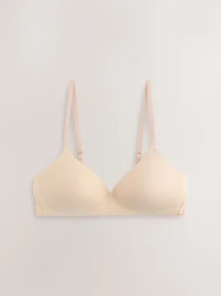 Next Noir/Noir/Blanc/Praline Nude - Lot de 4 soutiens-gorge en coton Best