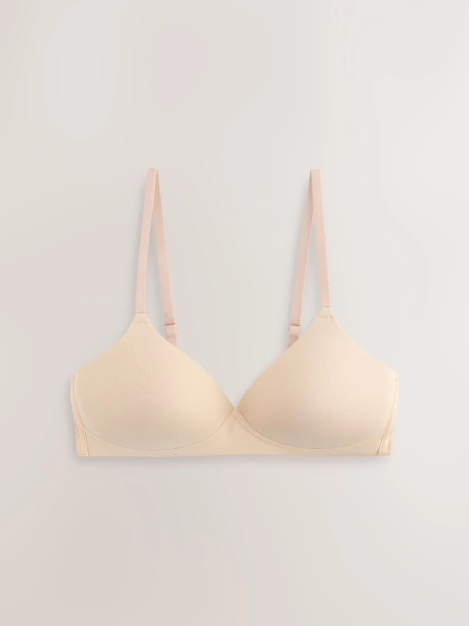 Next Noir/Noir/Blanc/Praline Nude - Lot de 4 soutiens-gorge en coton Best