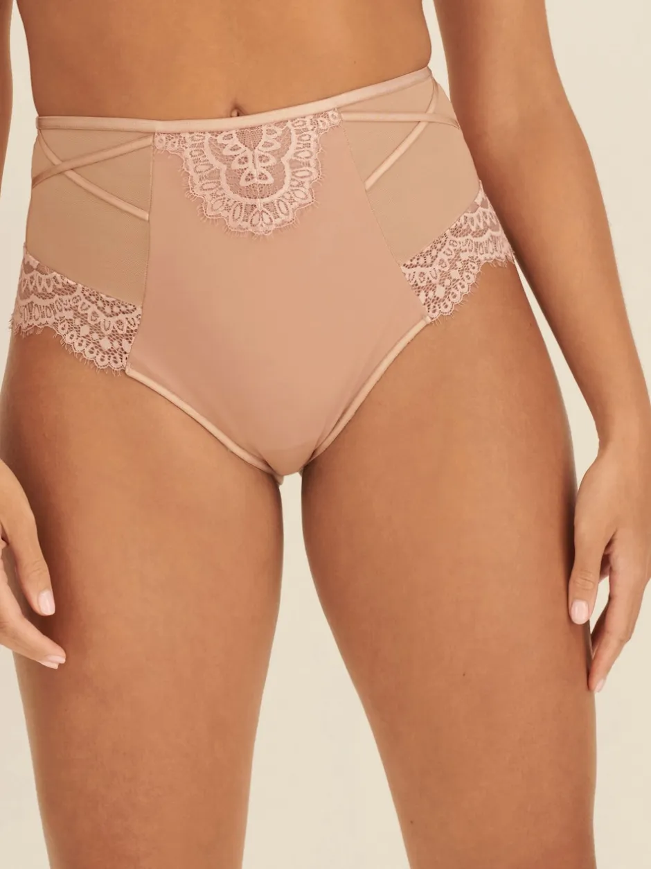 Next Noir/Nu - Culotte en dentelle avec contrôle de l'abdomen 2 Pack Hot