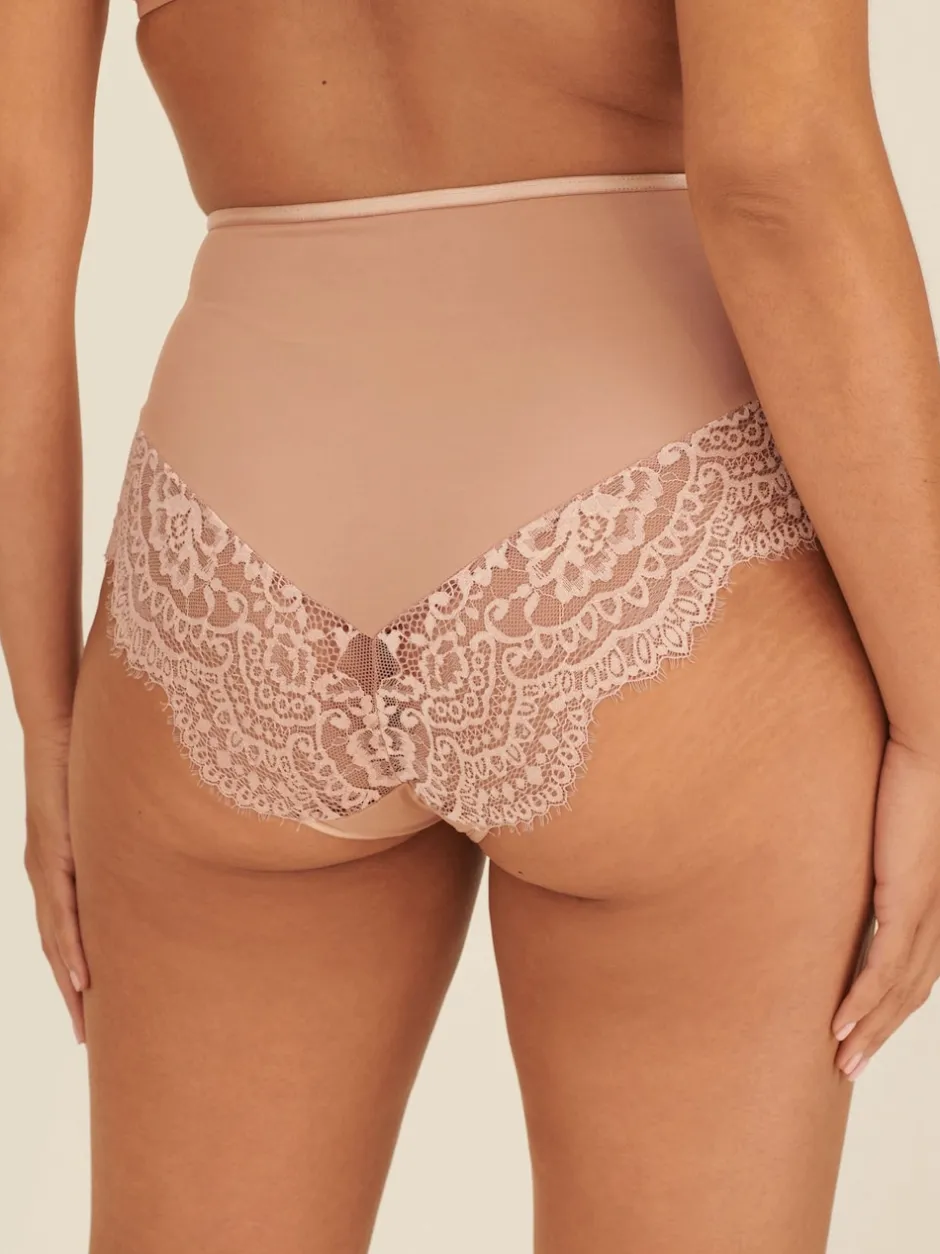 Next Noir/Nu - Culotte en dentelle avec contrôle de l'abdomen 2 Pack Hot
