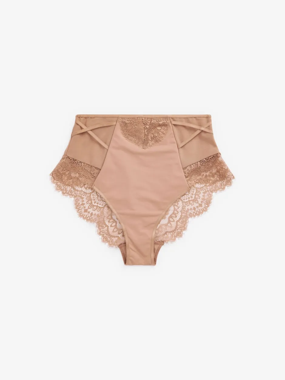 Next Noir/Nu - Culotte en dentelle avec contrôle de l'abdomen 2 Pack Hot