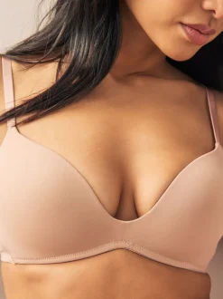 Next Noir/Praline Nude - Lot de 2 soutiens-gorge lissants sans armatures A-E push-up rembourrés Discount