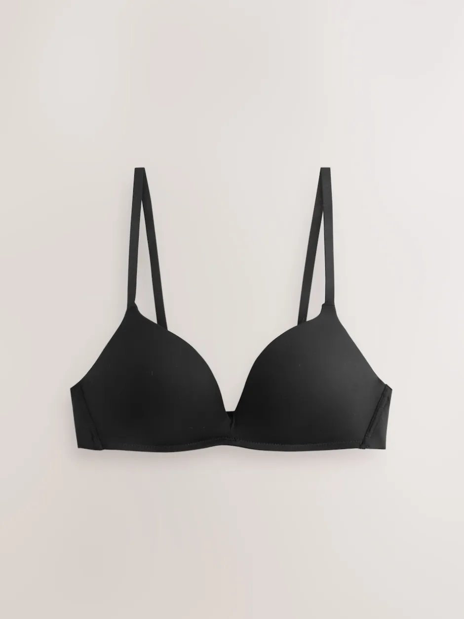 Next Noir/Praline Nude - Lot de 2 soutiens-gorge lissants sans armatures A-E push-up rembourrés Discount