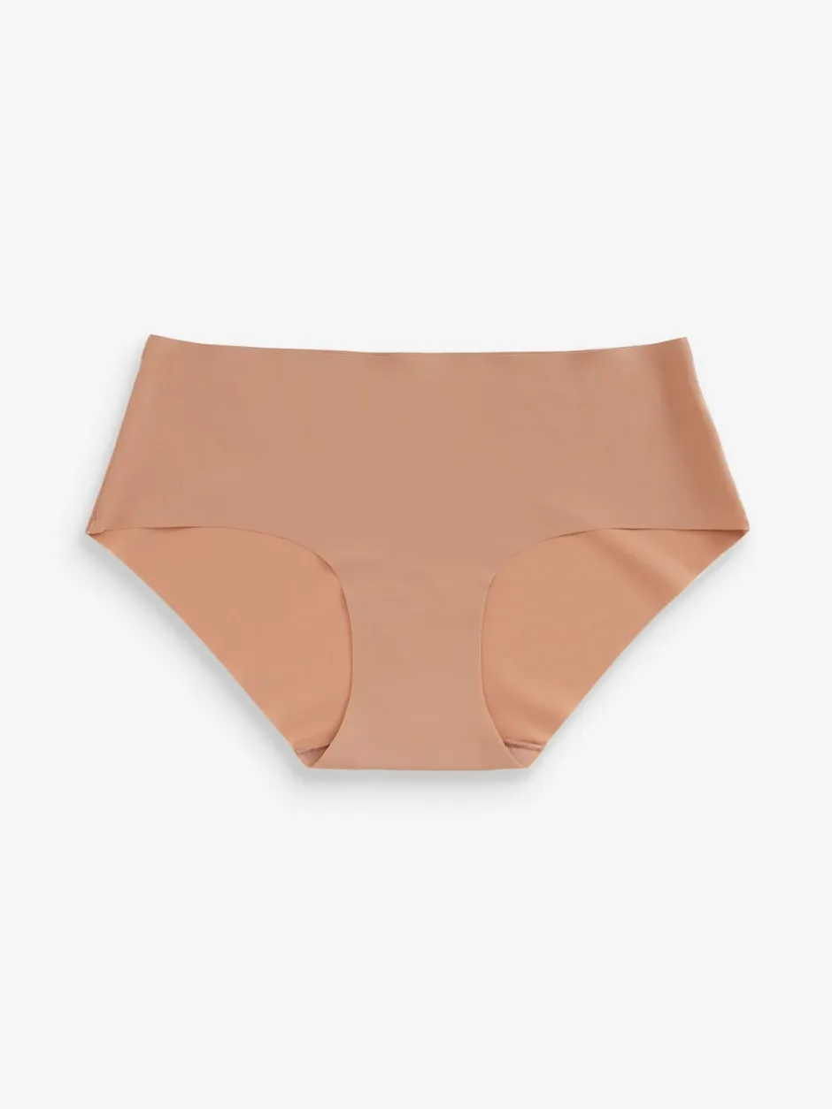 Next Noir/praline nude/chocolat nude - Lot 3 culottes invisibles et confortables Court New