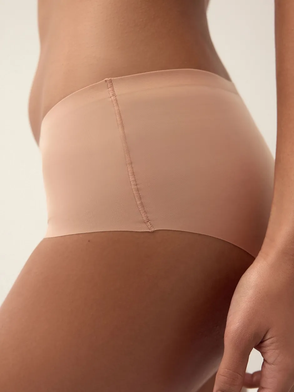 Next Noir/praline nude/chocolat nude - Lot 3 culottes invisibles et confortables Court New