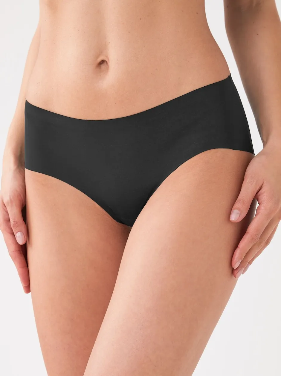 Next Noir/praline nude/chocolat nude - Lot 3 culottes invisibles et confortables Court New