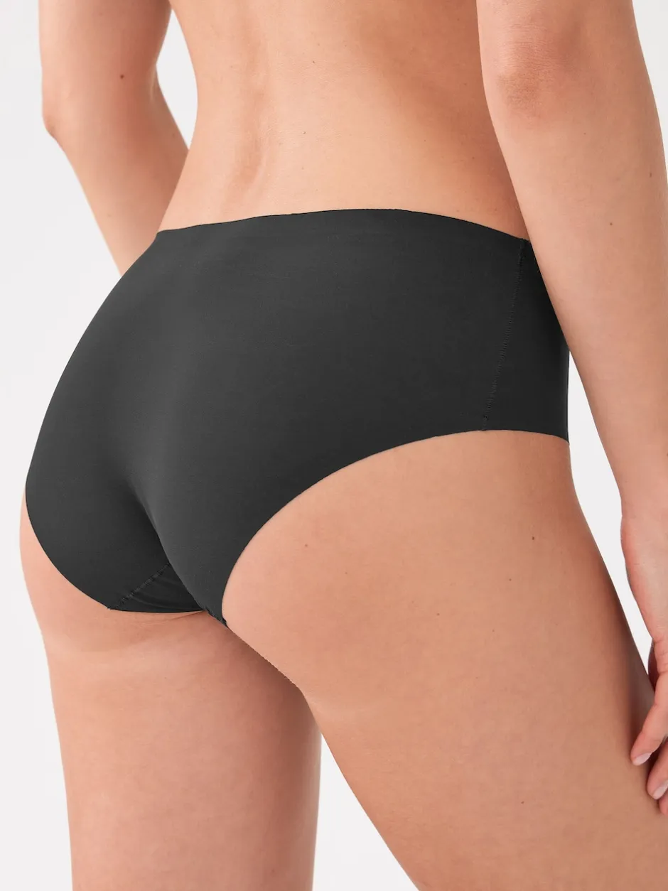 Next Noir/praline nude/chocolat nude - Lot 3 culottes invisibles et confortables Court New