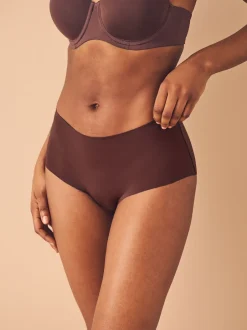 Next Noir/praline nude/chocolat nude - Lot 3 culottes invisibles et confortables Mi-long Sale