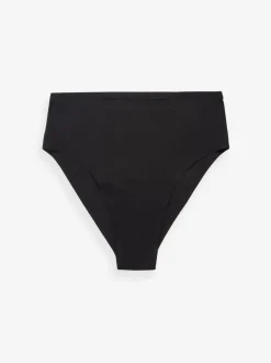 Next Noir/praline nude/chocolat nude - Lot 3 culottes invisibles et confortables Jambe haute taille haute Discount