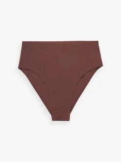 Next Noir/praline nude/chocolat nude - Lot 3 culottes invisibles et confortables Jambe haute taille haute Discount