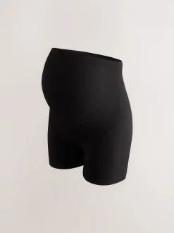 Next Noir/Rose - Lot de 2 culottes courtes de grossesse Discount