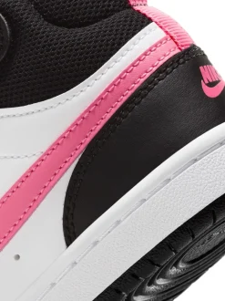 Nike - Junior Court Borough Mid Trainers Noir/Rose Discount