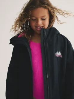 Superdry Noir/Rose - Peignoir Outlet