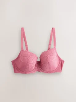 Next Noir/Rose - Soutien-gorge en dentelle DD+ 2 Pack Best