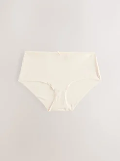 Next - Culotte en coton riche 5 Pack Noir/Rose pâle Nude/Blanc Hot