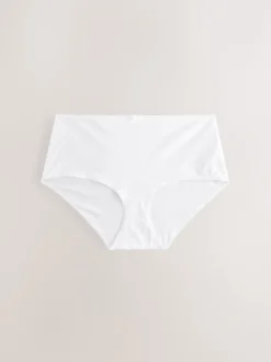 Next - Culotte en coton riche 5 Pack Noir/Rose pâle Nude/Blanc Hot