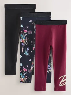 Baker by Ted Baker Noir/Rouge - Leggings 3 Lot Online