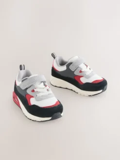 Next - Entraîneurs en dentelle élastique Noir/Rouge Online